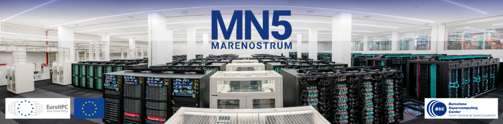 Picture of the supercomputer MareNostrum 5