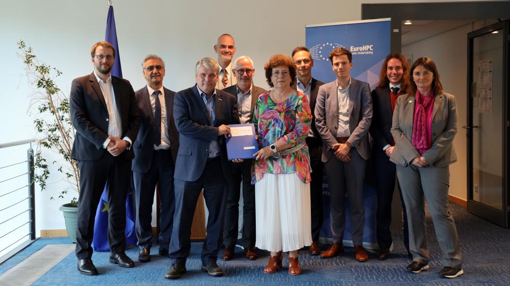 Representatives of the Jules Consortium, EuroHPC JU and the European Commission