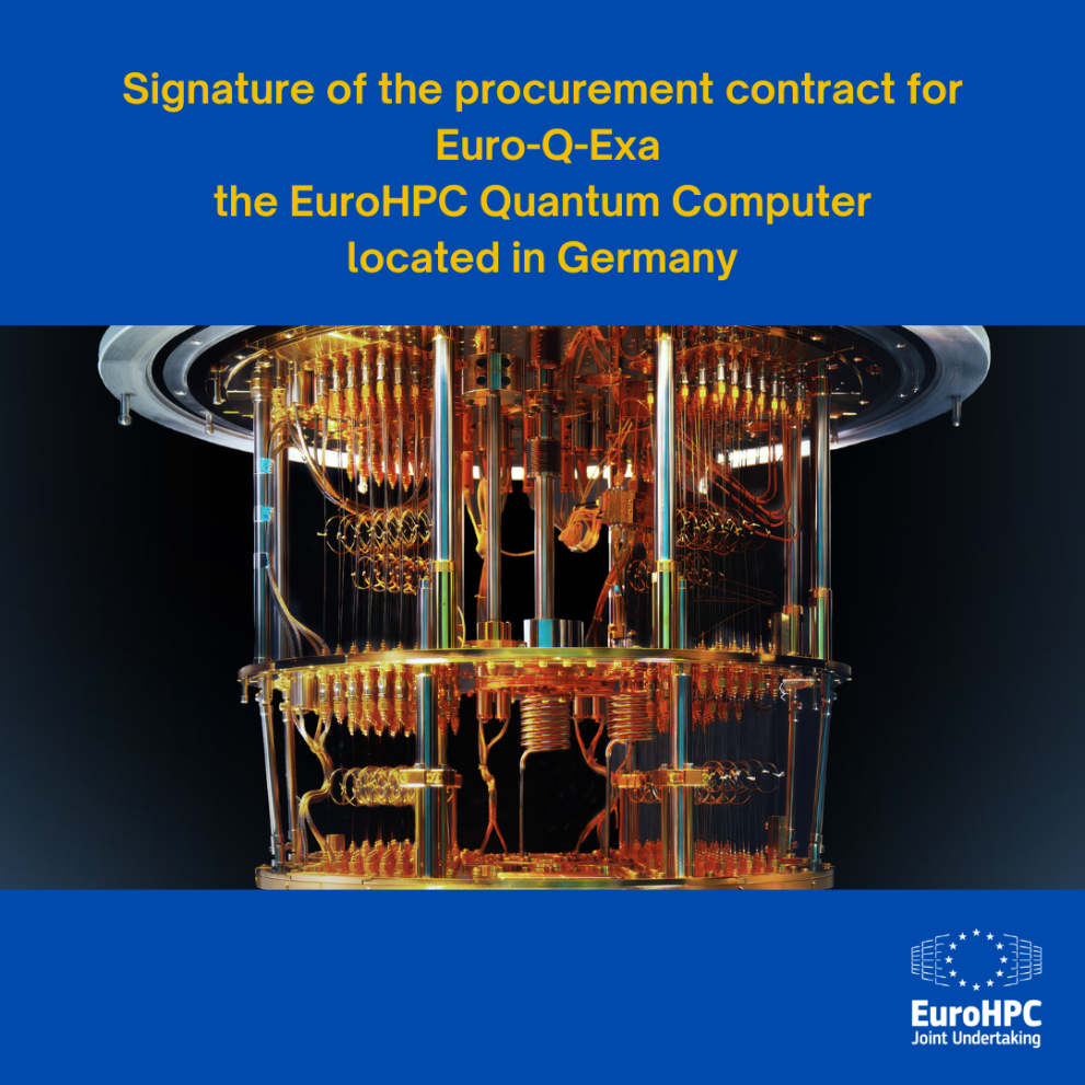 a quantum computing's chandelier