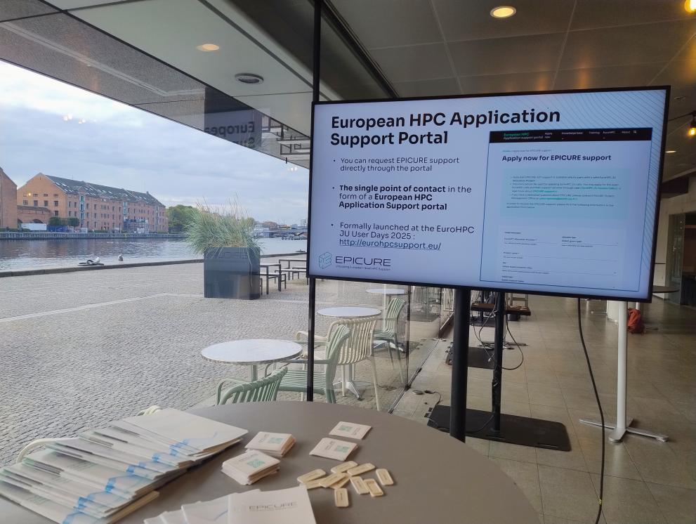 Meet & Greet Area at EuroHPC User Days 2025 in Copenhagen