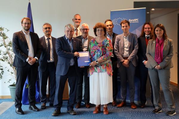 Representatives of the Jules Consortium, EuroHPC JU and the European Commission