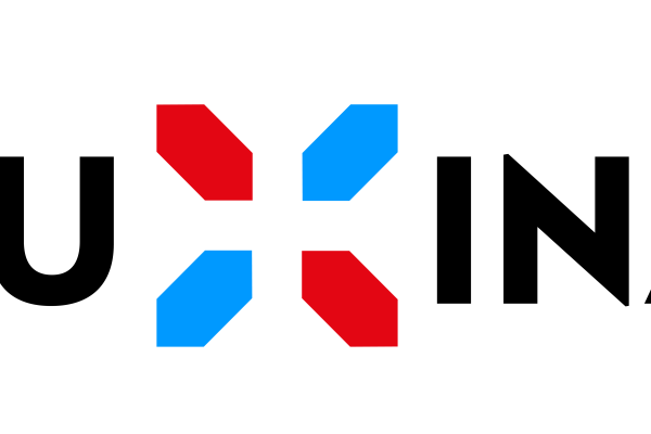 Logo of Meluxina-Q (name of the system integrating the logo of Luxembourg to replace the X)