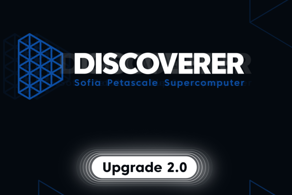 Visual announcing inauguration ceremony of Discoverer+, upgrade of Discoverer supercomputer