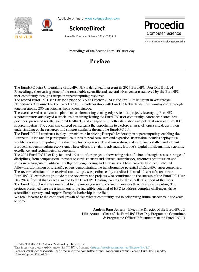 EuroHPC UD Proceedings 2024
